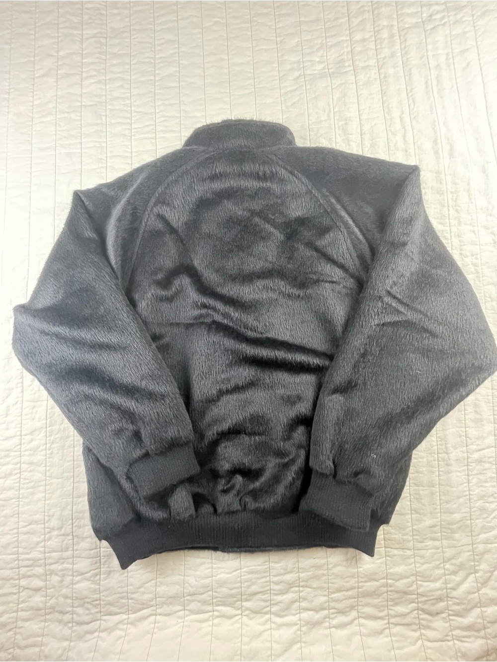Everything Alpaca Peruvian Black Jacket Large (oversized fit see notes ) Unisex - Picture 8 of 8